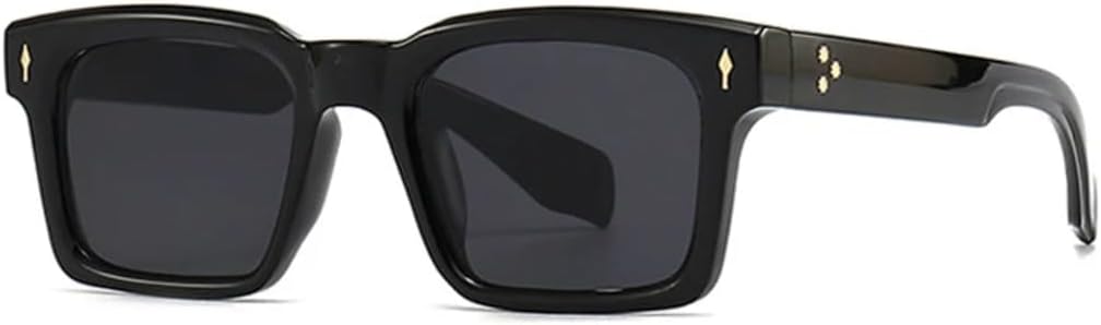 

Модные солнцезащитные очки с градиентным покрытием, мужские солнцезащитные очки UV400, винтажные темно-зеленые, трендовые женские солнцезащитные очки SZVVBKK, Black Gray