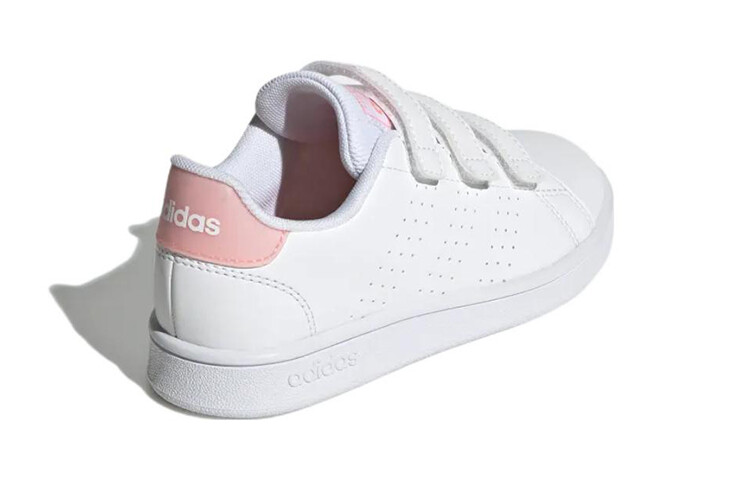 Детские кроссовки для скейтбординга ADVANTAGE PS Low-top Белые/пудровые Adidas Neo — фото 4