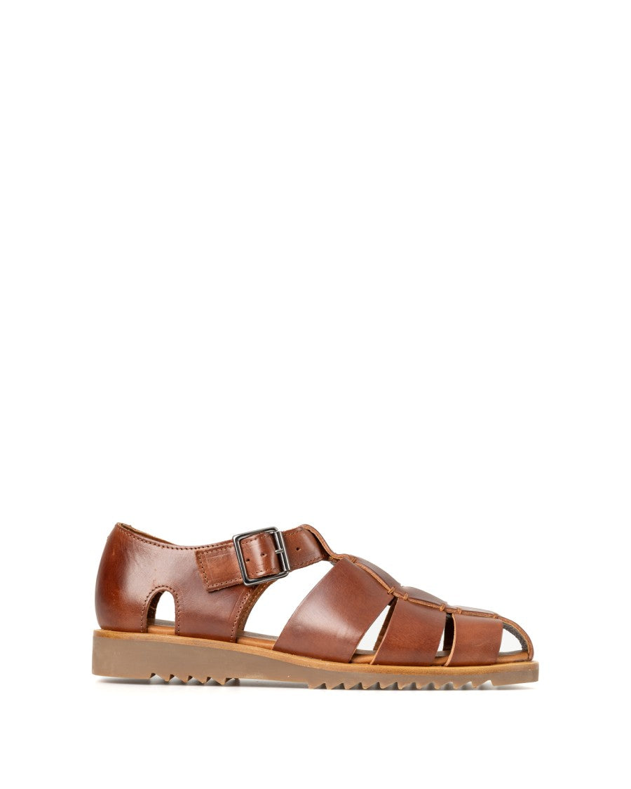 

Кроссовки Brown Open-Toe Sandals With Adjustable Buckle Paraboot