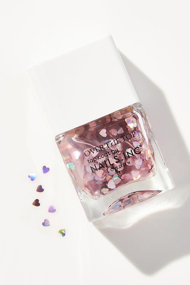 

Лак для ногтей Nails.inc Romancing in Regents Park Heart Topper, розовый