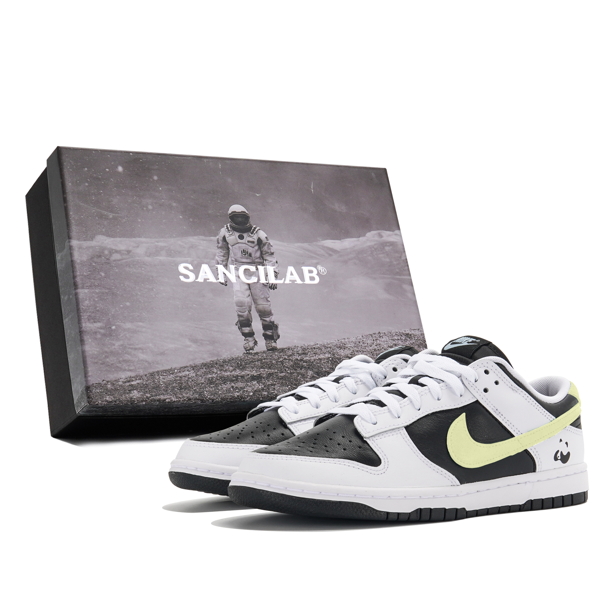 

Nike Кроссовки для скейтбординга Dunk Anti Slip, износостойкие, мужские, черные