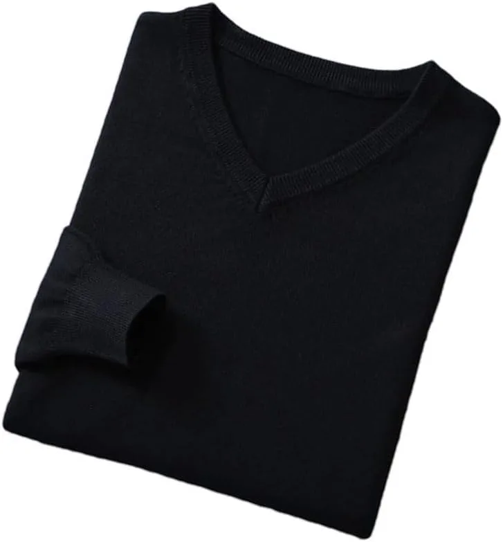 

Мужской свитер Vogrtcc из кашемира с V-образным вырезом