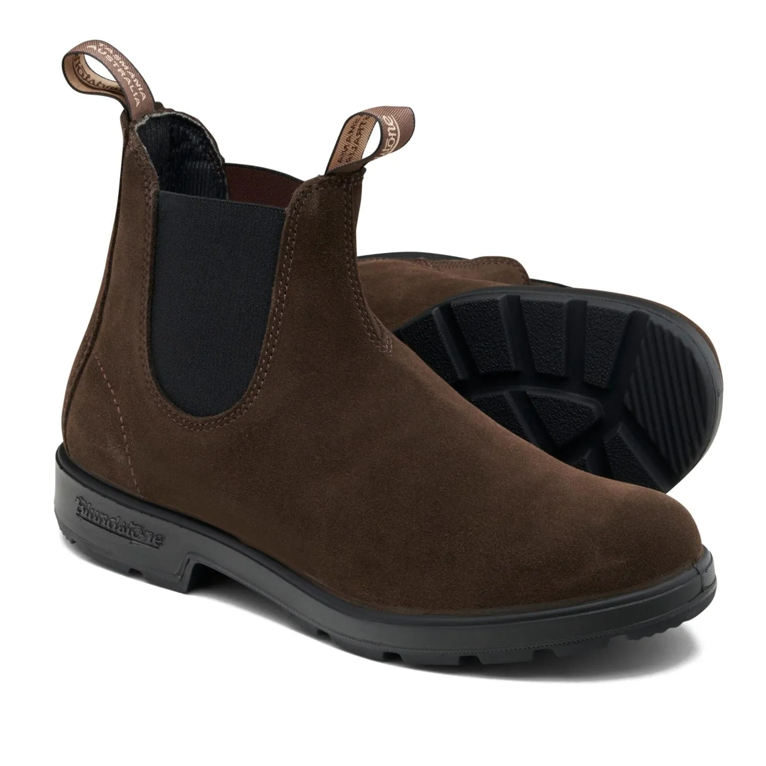 Оригинальные замшевые челси с восковой пропиткой Blundstone, Brown — фото 2