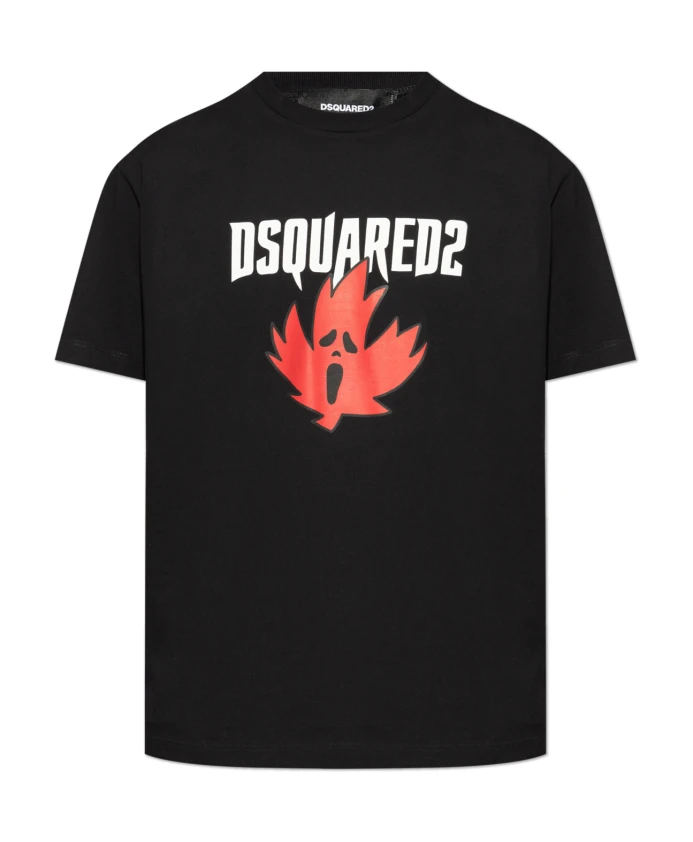

Футболка с логотипом Dsquared2, черный
