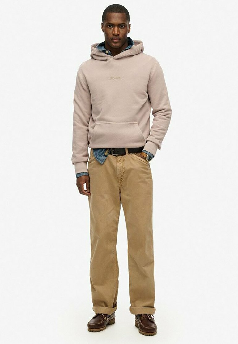 

Толстовка MICRO LOGO con cappuccio Superdry, бежевый