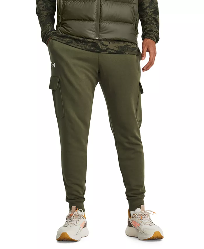 

Мужские утепленные карго-джоггеры Rival Fleece Under Armour, зеленый