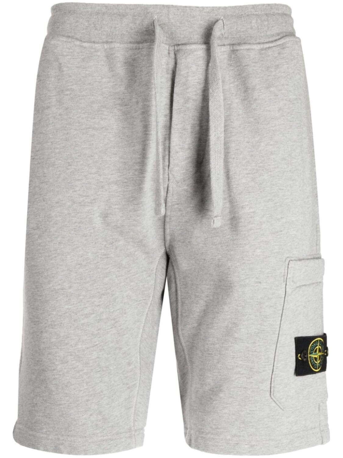 

Шорты-бермуды с логотипом Compass Stone Island, серый