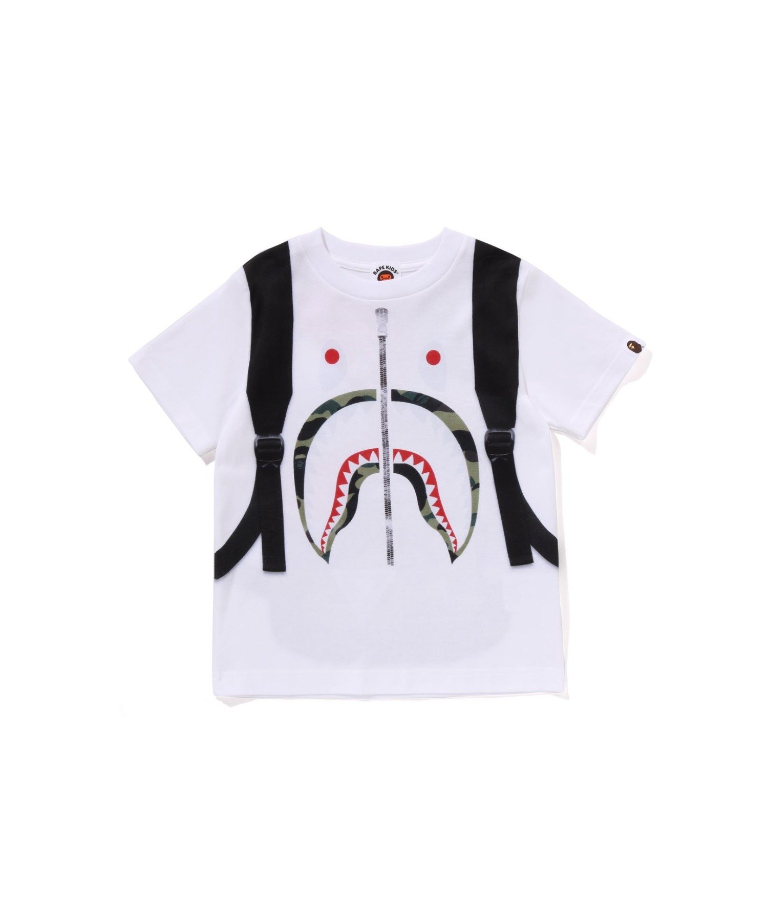 Футболка с принтом рюкзака A BATHING APE, WHITE