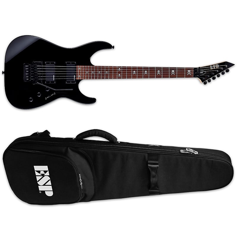 

Электрогитара ESP LTD KH-202 Kirk Hammett Black Electric Guitar + ESP TKL Premium Gig Bag KH202 KH 202