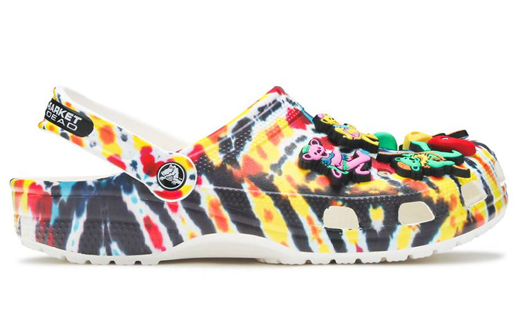 Сандалии Crocs Grateful Dead x Chinatown Market x Clog 'Tie Dye', разноцветный — фото 3