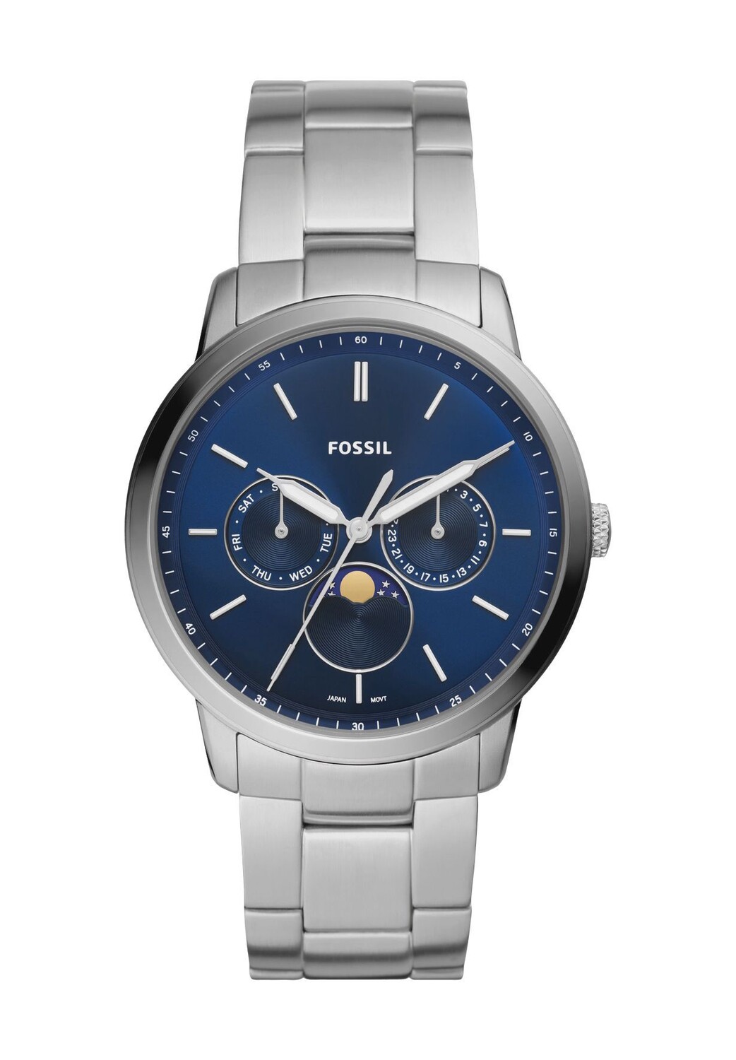 

Мужские многофункциональные часы Neutra Minimalist FS5907 FOSSIL, серебро