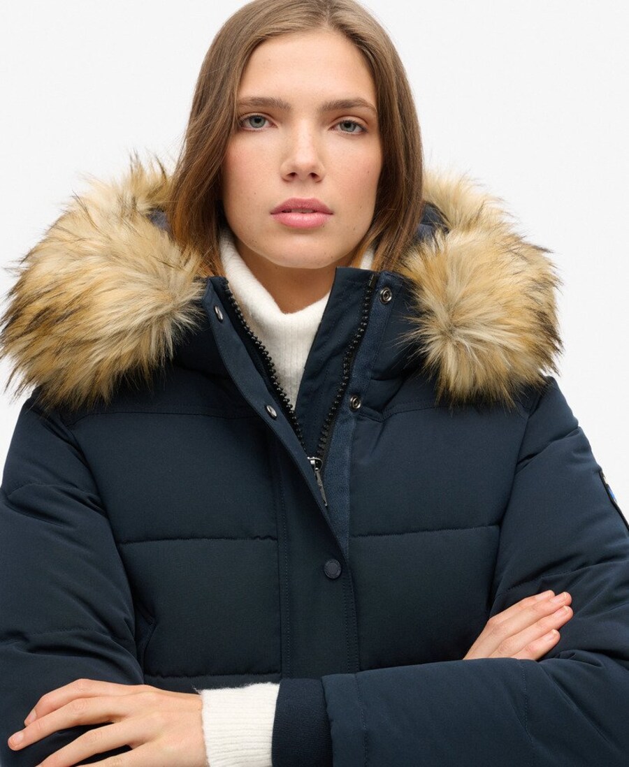 Куртка межсезонная Superdry Everest, зеленый — фото 4
