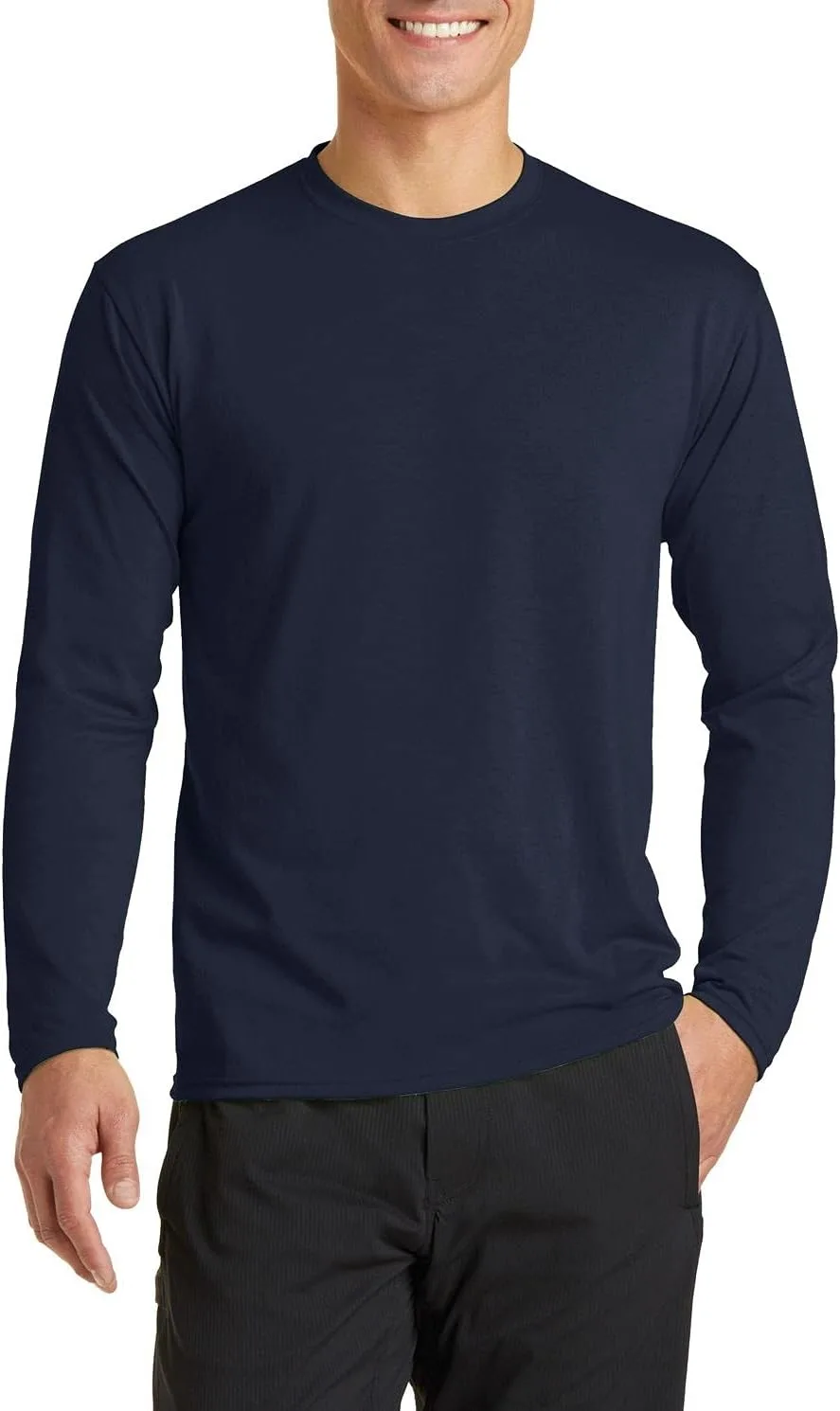 

Мужская футболка JustBlanks с длинным рукавом Regular Fit