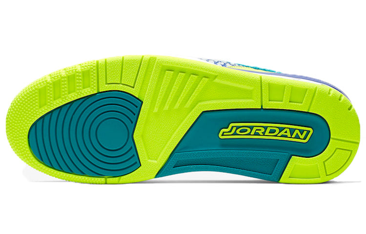 Кроссовки Just Don x Air Jordan Legacy 312 Low 'Neon Aquamarine' CD7069-103, бирюзовый — фото 4
