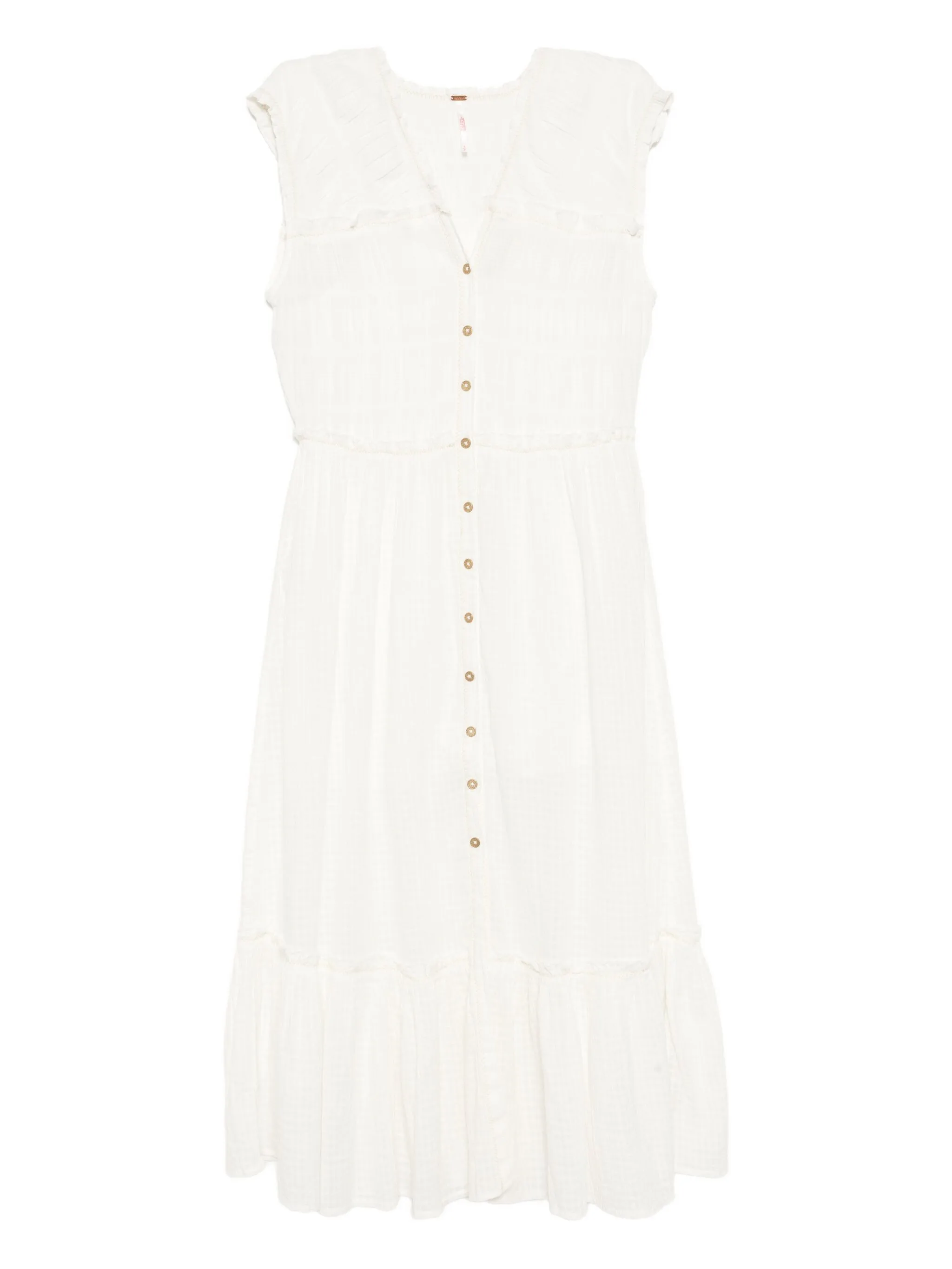 

Платье миди Desert Dazed Free People, белый