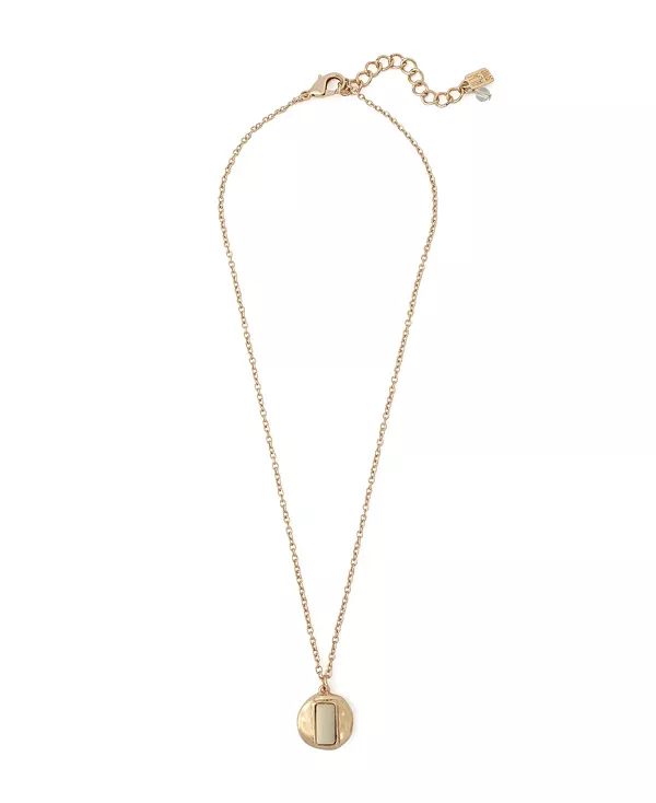 

Ожерелье с подвеской в виде литого диска из слоновой кости Robert Lee Morris Soho, white