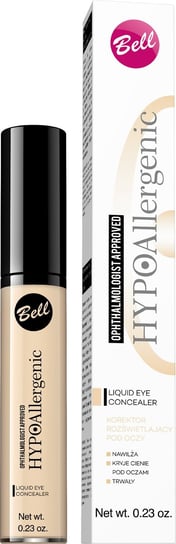 

Осветляющий консилер под глазами 01, 6,5 г Bell, HypoAllergenic Liquid Eye Concealer