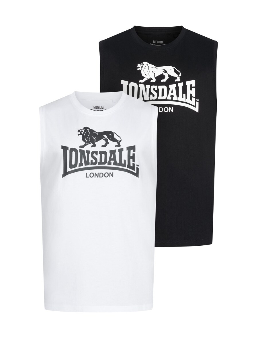 

Рубашка LONSDALE, черный/белый