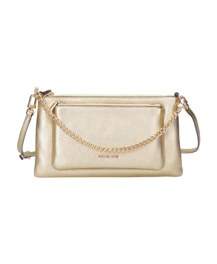 

Сумка-Кроссбоди Jet Set среднего размера из зернистой кожи с возможностью трансформации. Michael Kors, бежевый