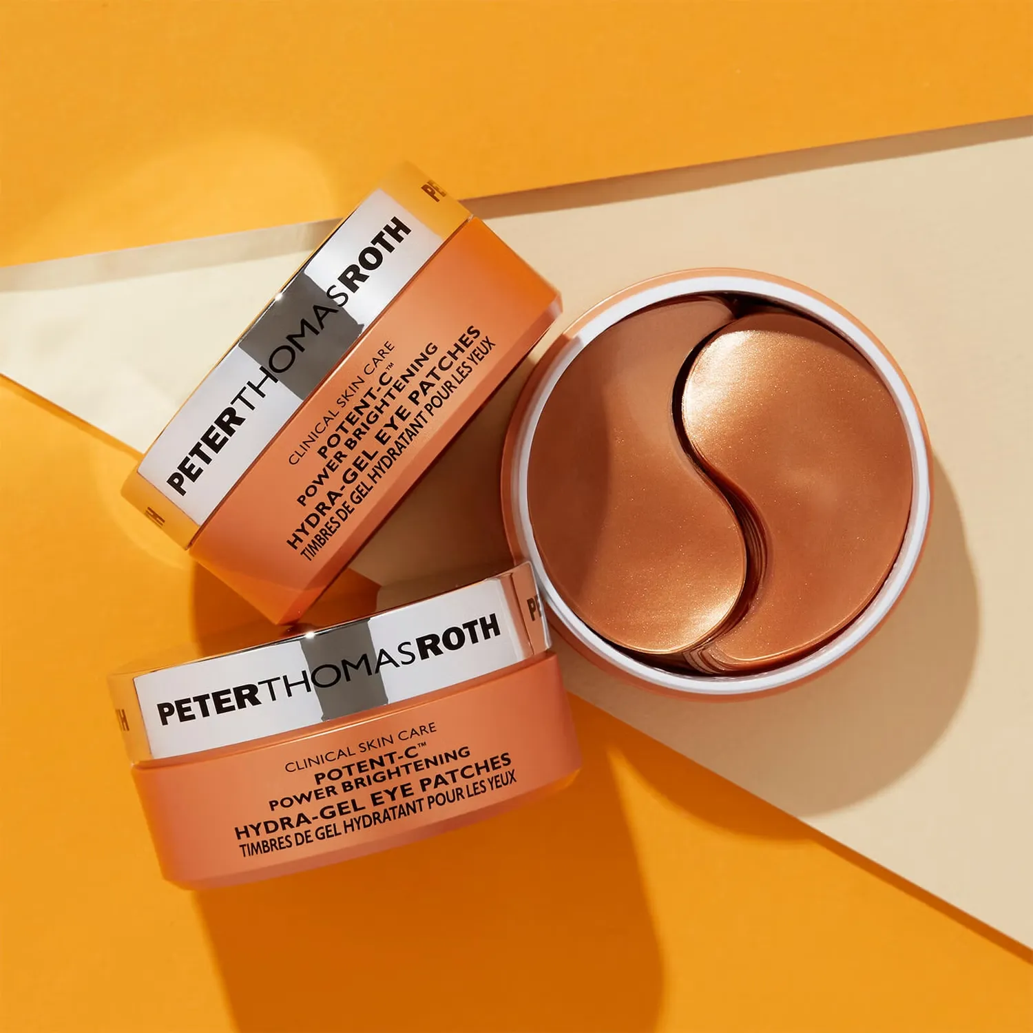 Осветляющие увлажняющие гелевые патчи для глаз Potent-C Power 172 г Peter Thomas Roth — фото 3