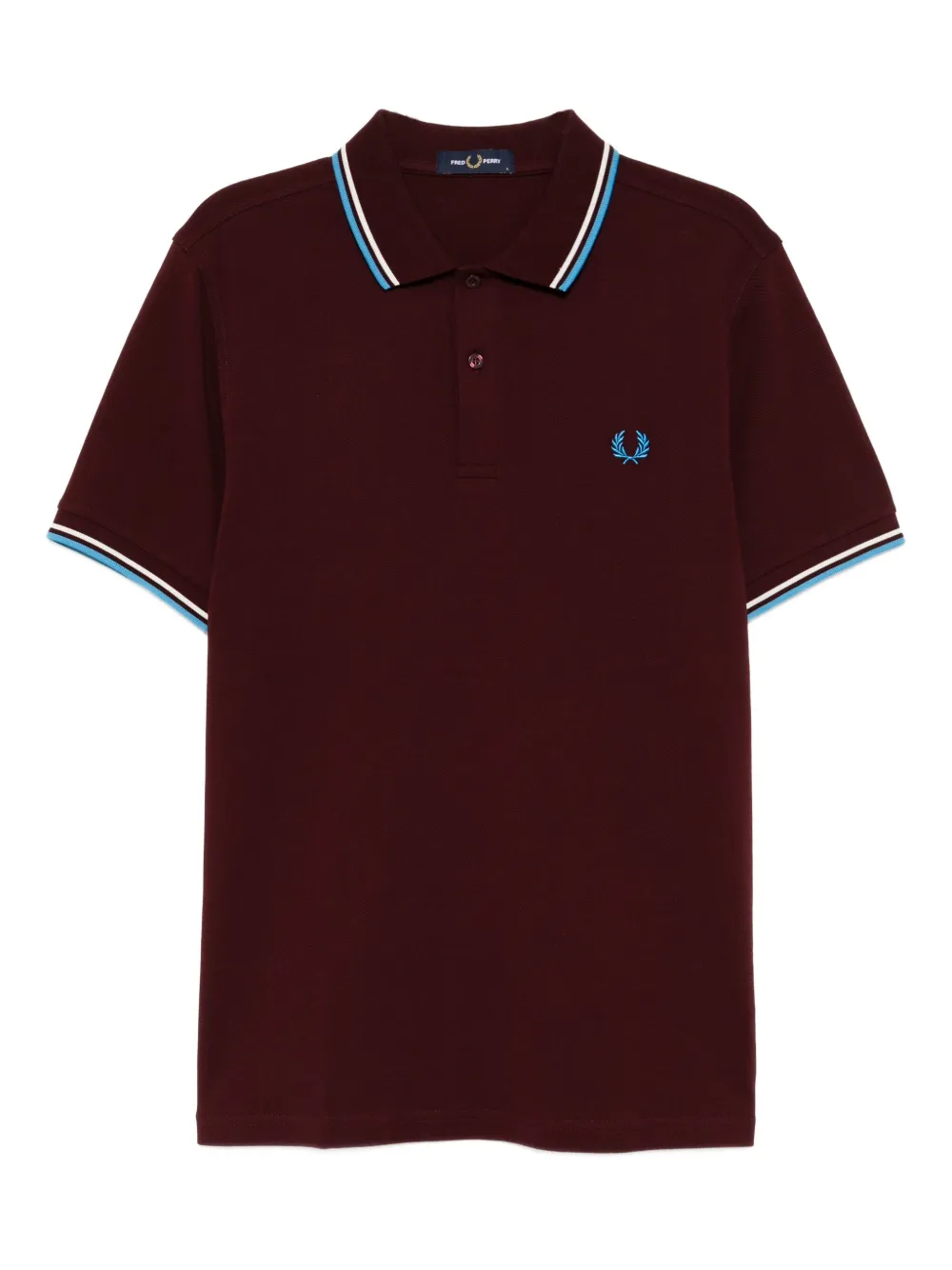 

Рубашка поло с вышитым логотипом Fred Perry, красный
