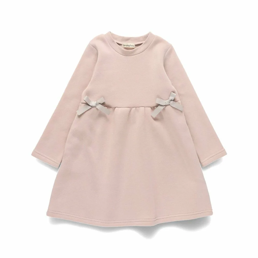 Платье с флисовой подкладкой и поясом-лентой Branshes, цвет Pink — фото 3