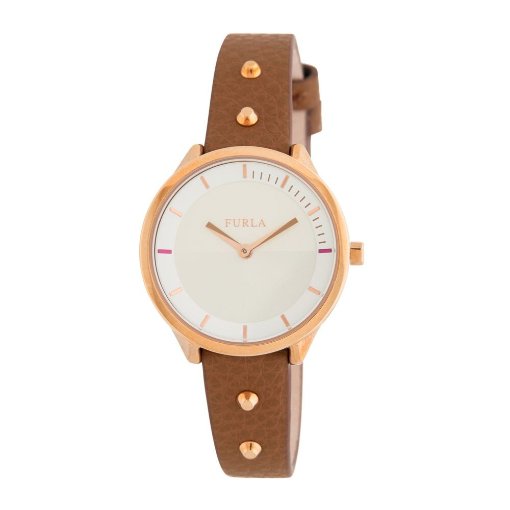 

Часы из коричневой кожи Furla