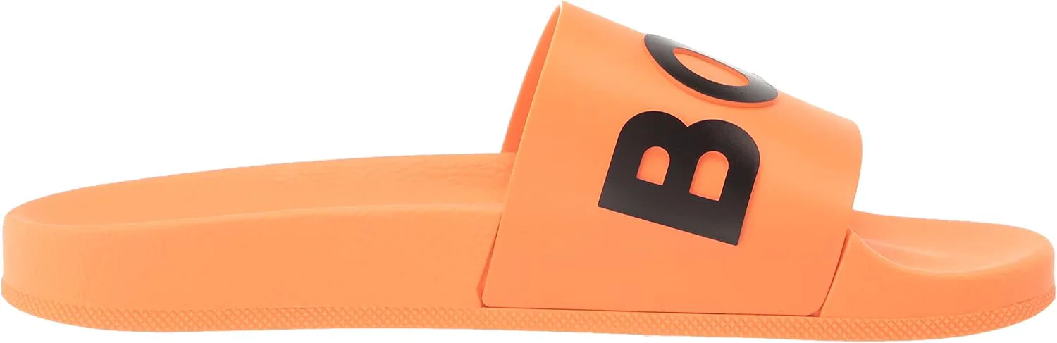 

Мужские шлепанцы BOSS с крупным логотипом, оранжевый