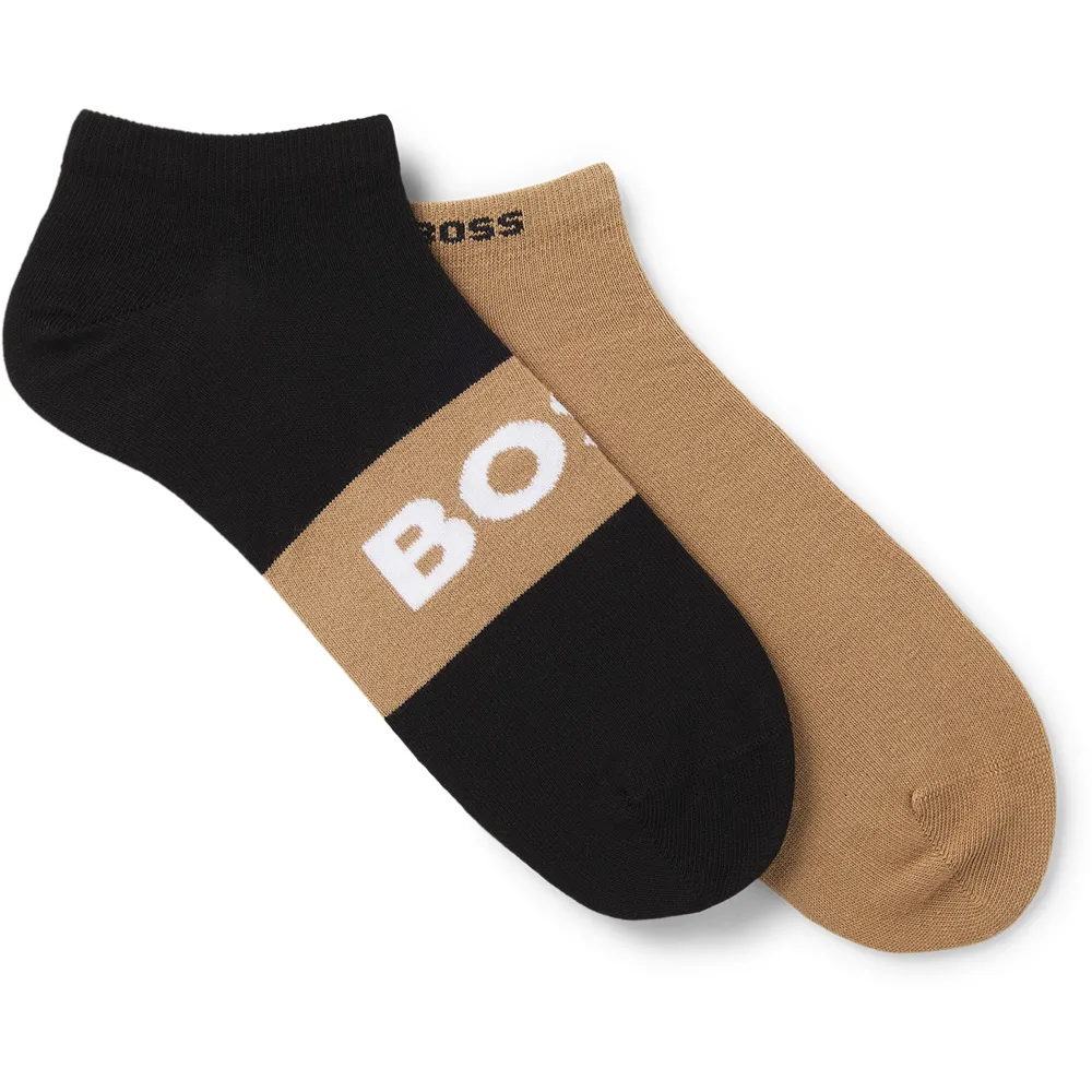 

Носки 2 шт BOSS As Logo 10241204 01, бежевый
