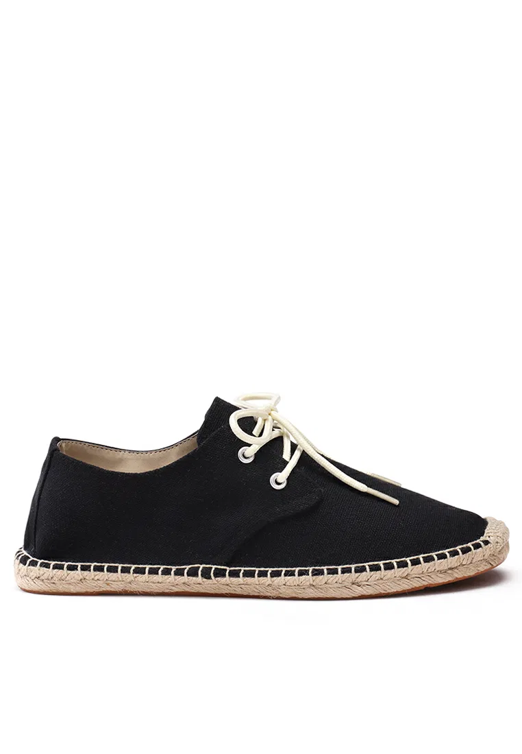 Мужские эспадрильи на шнуровке QZ-S55 Twenty Eight Shoes, черный