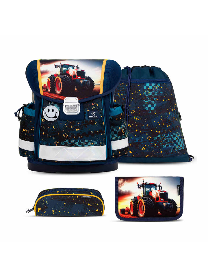 

Набор из 4 предметов: стильный школьный рюкзак Tractron Belmil