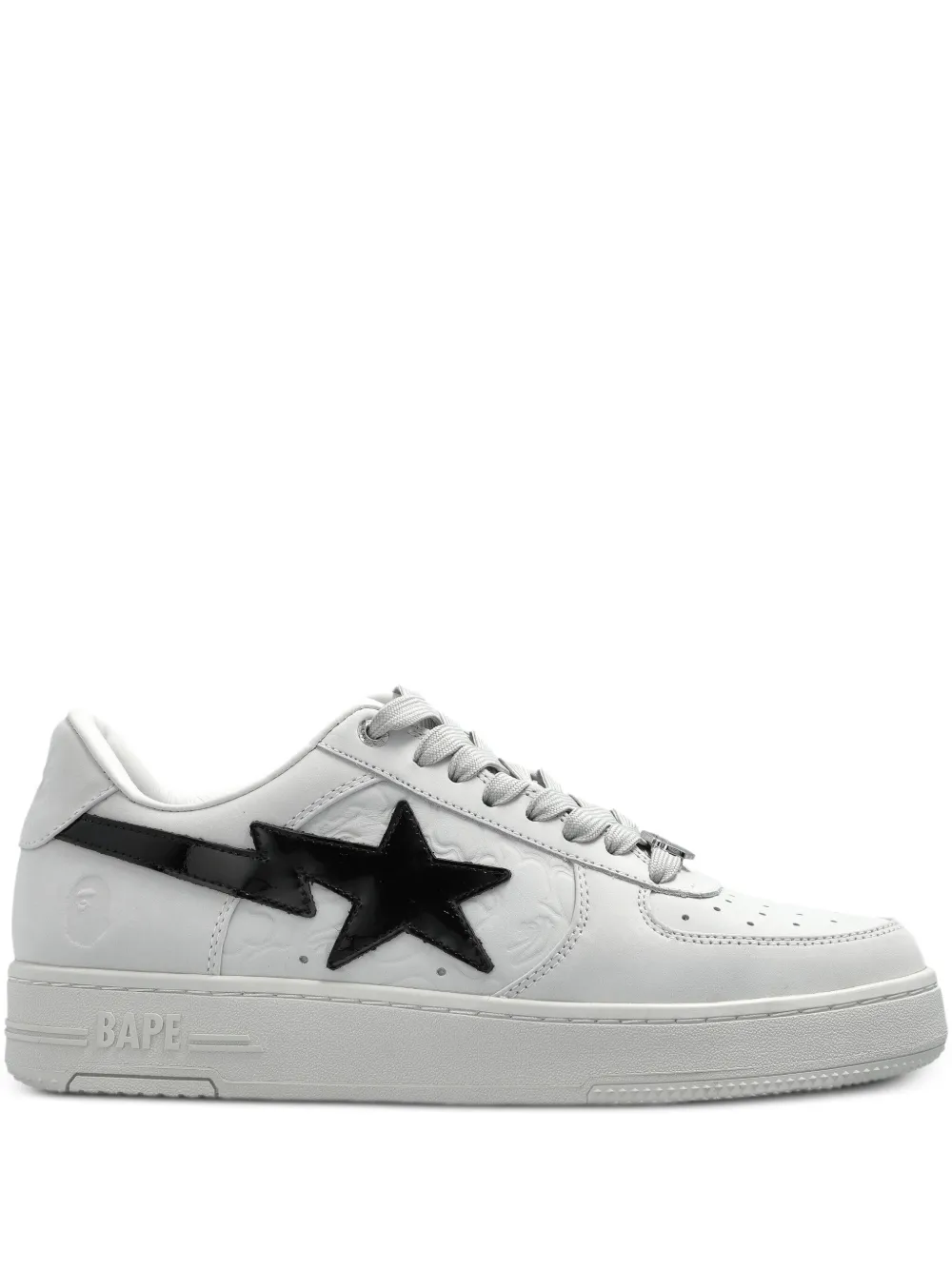 

Кроссовки со звездной нашивкой A BATHING APE, белый