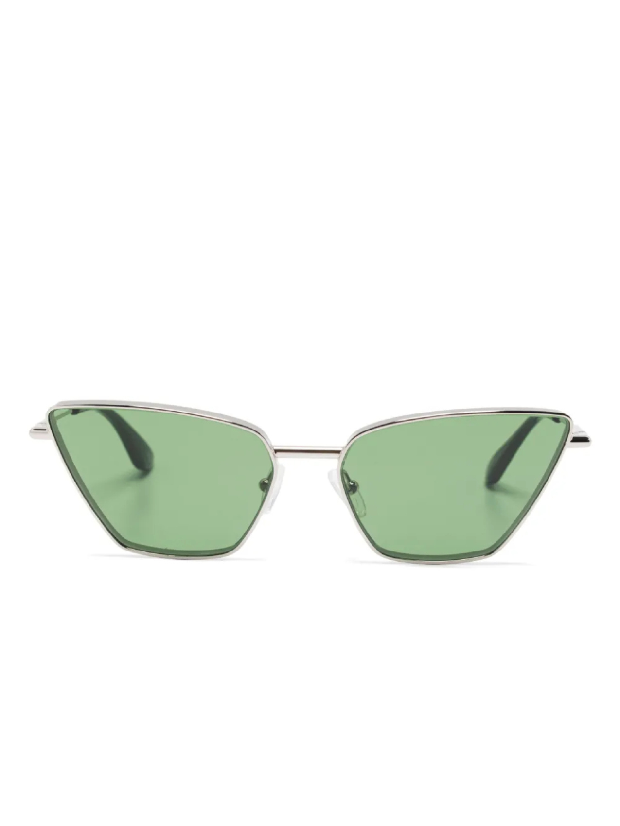 

Alexander McQueen Eyewear солнцезащитные очки в оправе 'кошачий глаз', серебряный