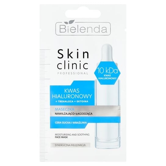 

Увлажняющая и успокаивающая маска с гиалуроновой кислотой, 8G Bielenda, Skin Clinic Professional