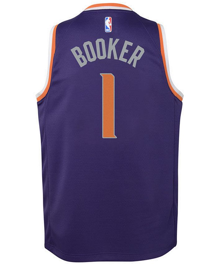 

Реплика джерси Devin Booker Phoenix Suns Icon, Little Boys (4-7) Nike, фиолетовый