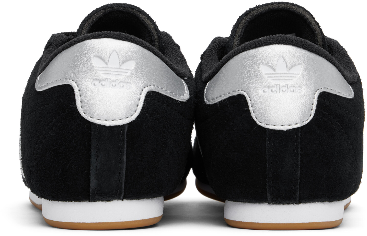 Черные кружевные кроссовки для тхэквондо Adidas Originals, Core black/Silver metallic/Cloud white — фото 2