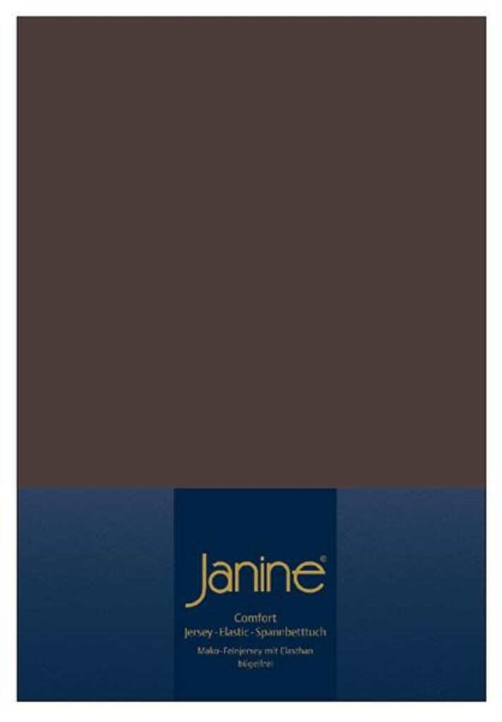 

Простыня Janine Topper Простыня на подгонке 200 x 200 Original Janine, темно-коричневый