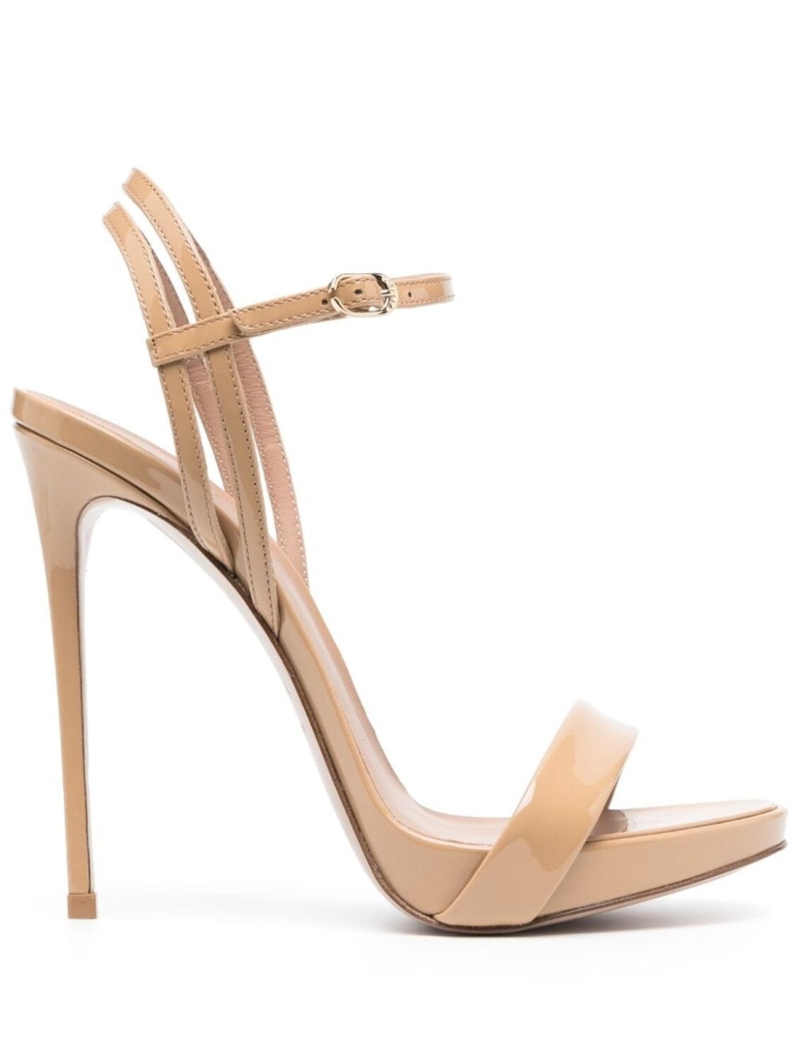

Le Silla лакированные босоножки Gwen 120, нейтральный цвет