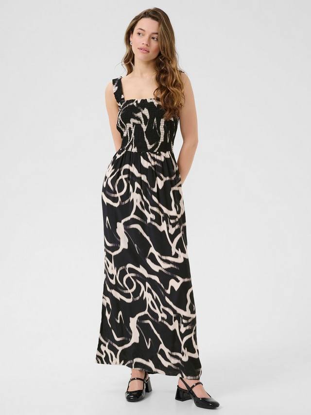 

Платье макси Martha Abstract KAFFE, Black/Multi