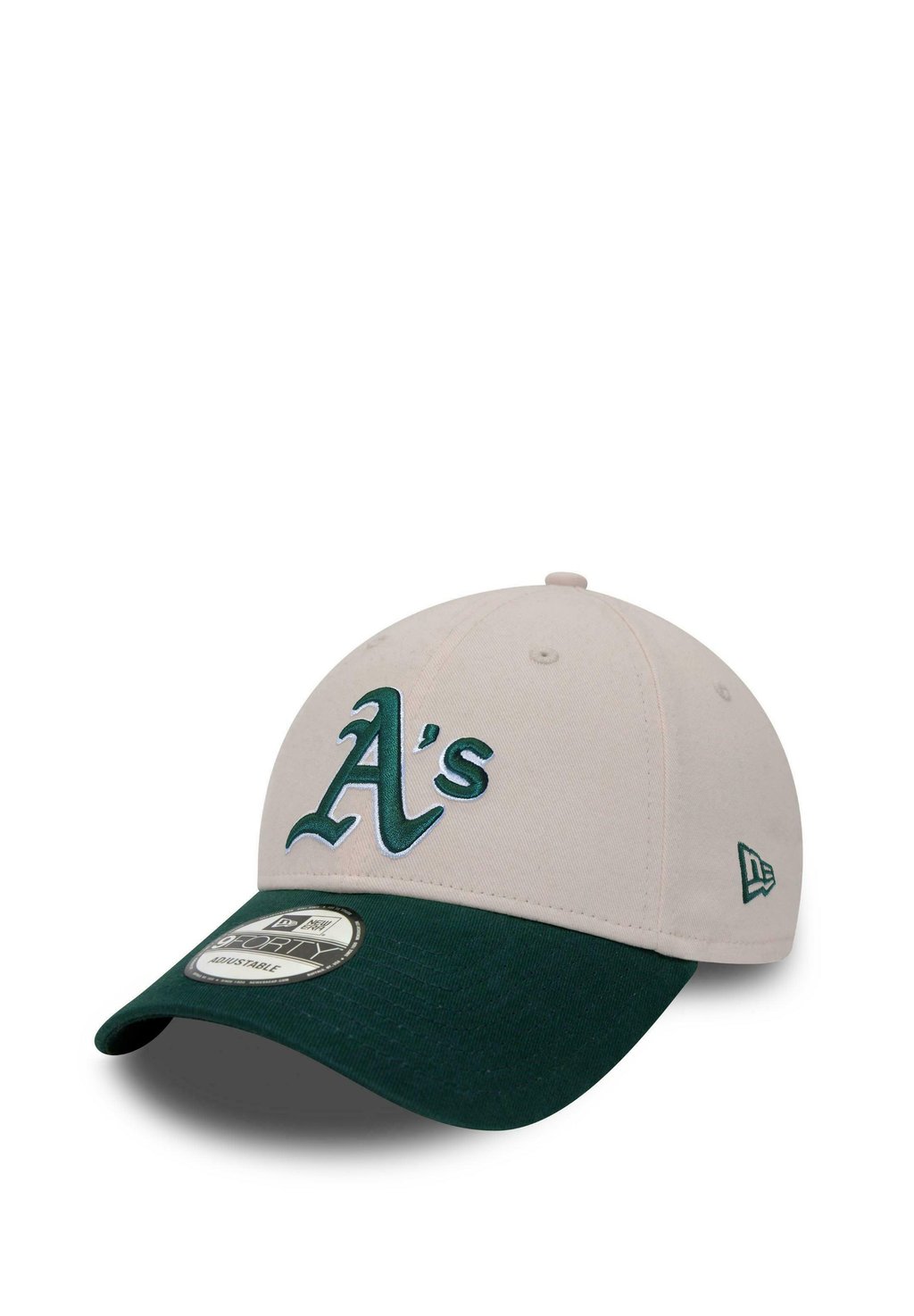 

Бейсболка OAKLAND ATHLETICS CONTRAST VISOR FORTY ADJUSTABLE New Era, бежевый