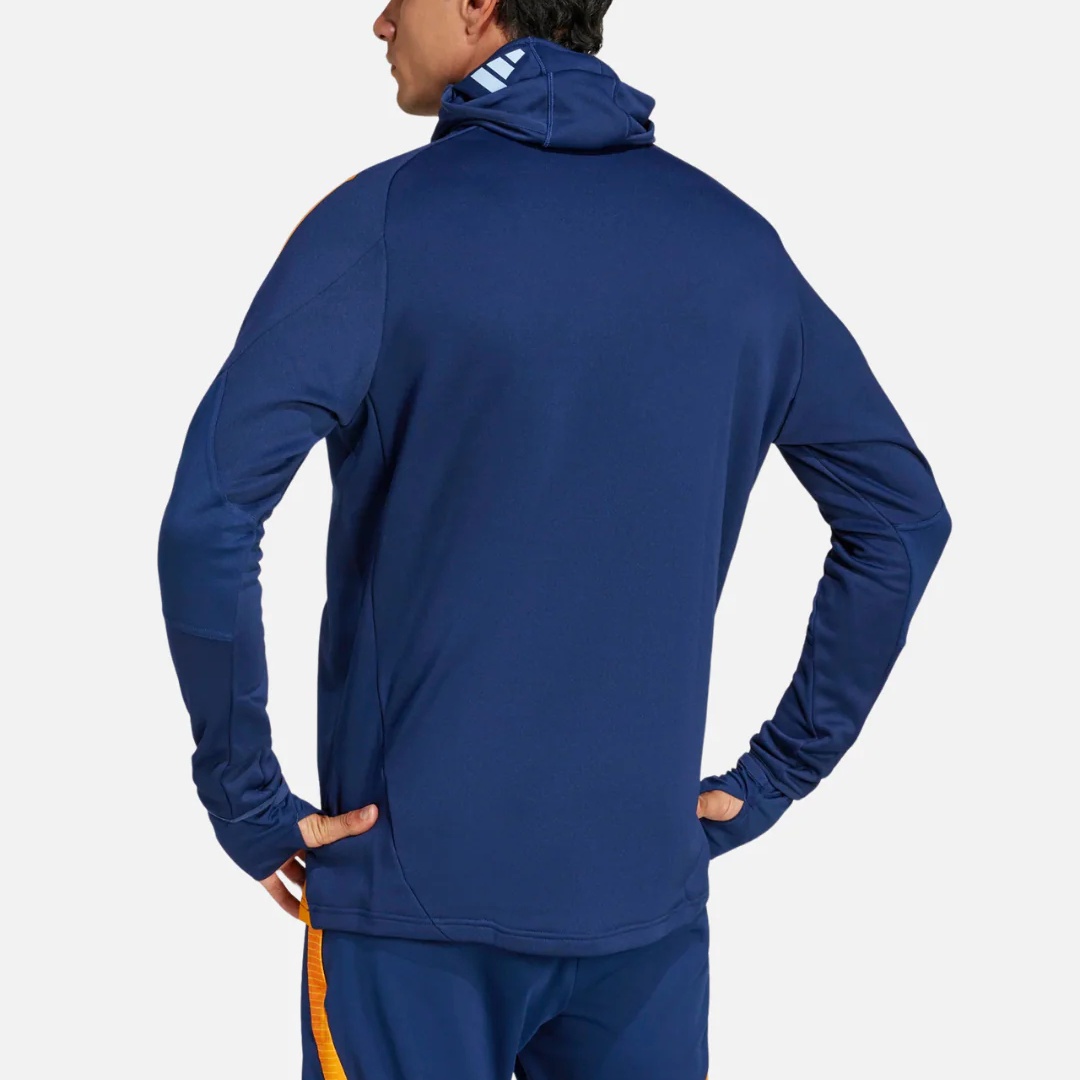Куртка Real Madrid AEROREADY мужская Adidas, синий/желтый — фото 4