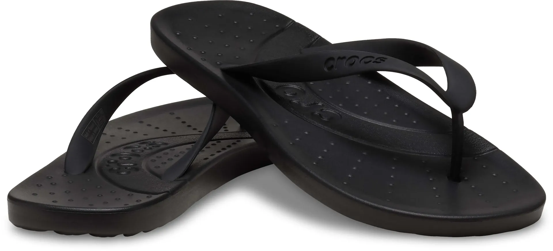 Шлепанцы Crocs " Crocs Flip", туфли для купания, сандалии, летняя обувь с мягким подноском, черный