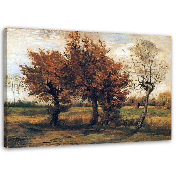 

Картина Feeby Herbstlandschaft Van Gogh,, коричневый