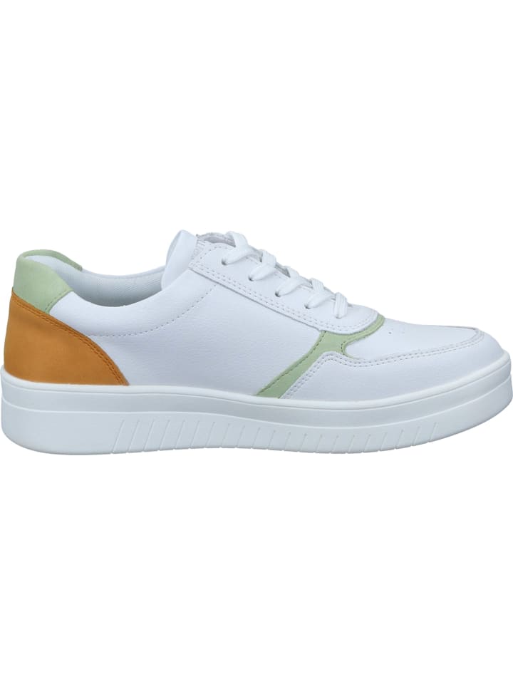 Кроссовки на шнуровке remonte, цвет weiss/lightmint/mauve/mandarine/weiss — фото 4