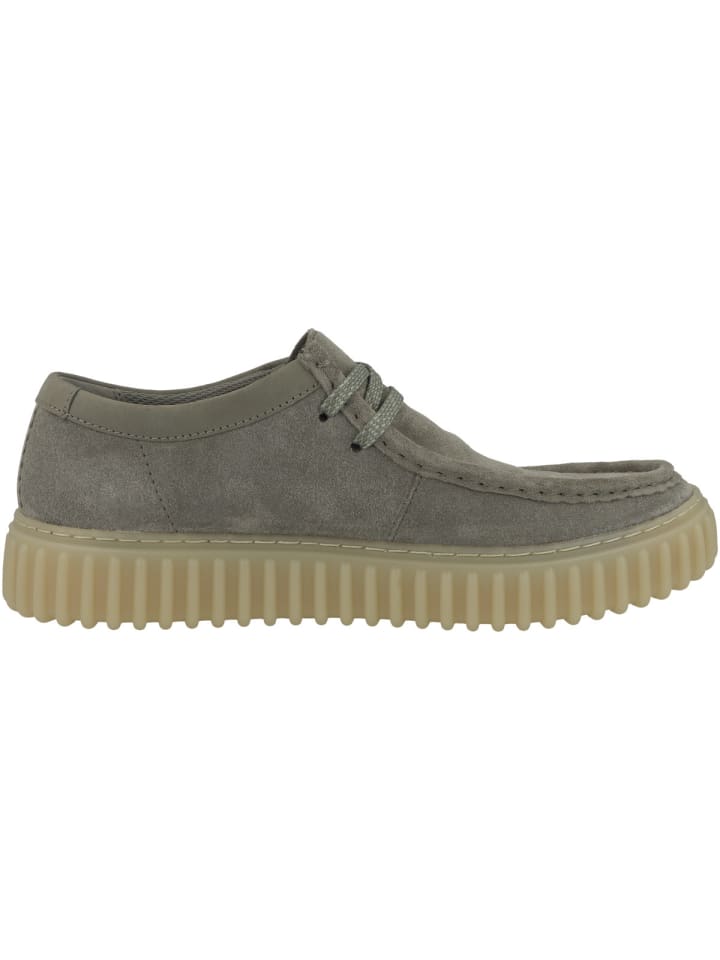 Clarks Низкие кроссовки Torhill Lo светло-голубого цвета — фото 3