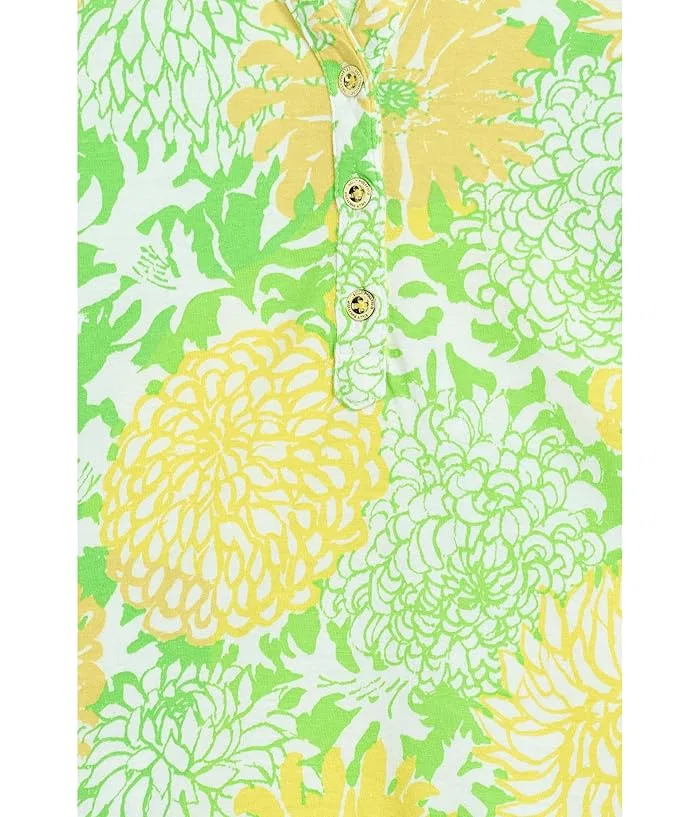 Платье с принтом Mini Bingley Lilly Pulitzer Kids, Crocodile Green Mumbo Jumbo — фото 3