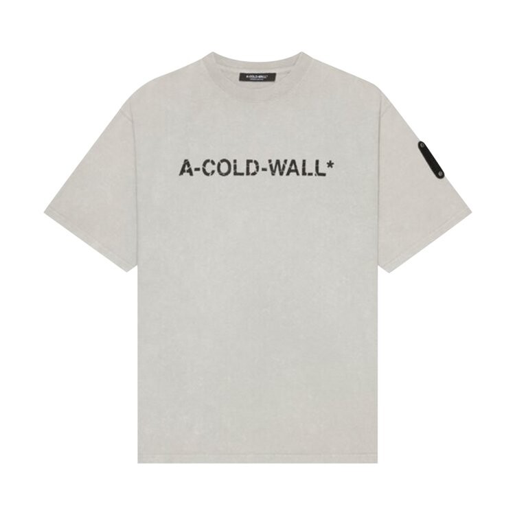 

Футболка A-Cold-Wall Overdye Logo T-Shirt, серый