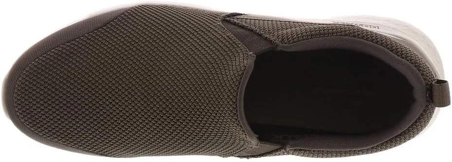 Мужские слипоны Skechers Gowalk Flex-Athletic, повседневные кроссовки с технологией Air Cooled Foam, хаки — фото 3