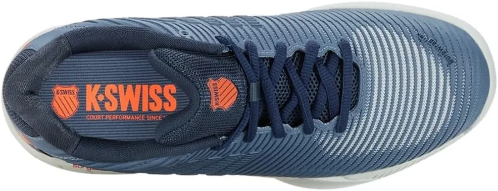 Мужские теннисные кроссовки Hypercourt Express 2 для игры на ковре K-Swiss, синий — фото 2