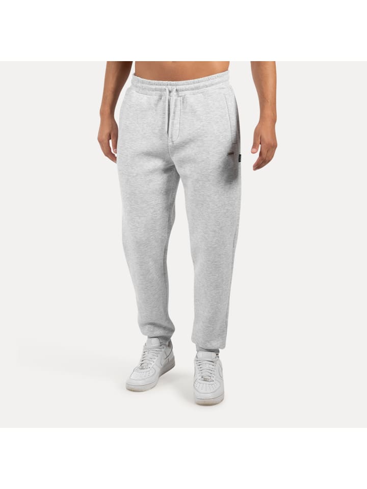 

SMILODOX Спортивные штаны Ильяса серого меланжевого цвета